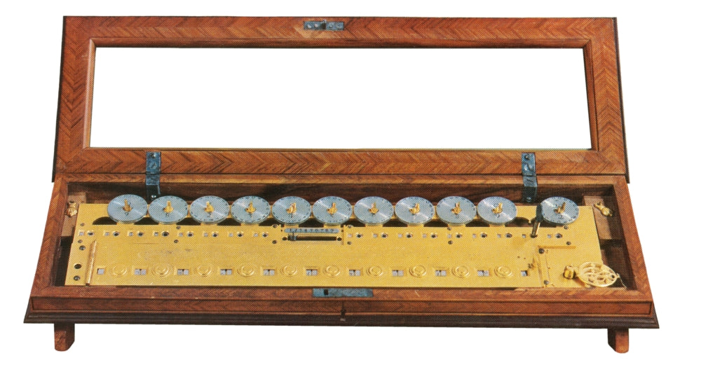 Morland's Multiplication Machine Poster Print showcasing educational math concepts.