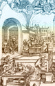 Mathematics Professions and Sciences Poster Print showcasing mathematical concepts and professions.