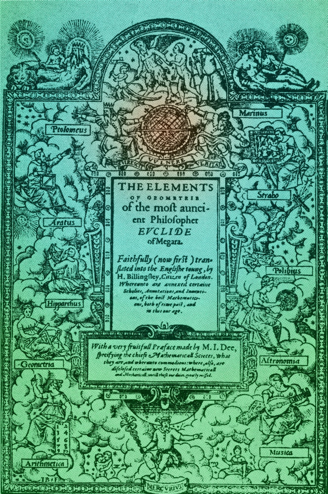 Elements of Geometry 16th Century Poster Print by Science Source