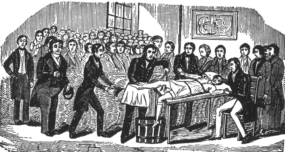 Surgery Without Anesthesia Historical Poster Print