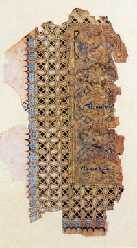 Fragment from Persian Qur'an, 1137 Poster Print showcasing intricate calligraphy and Persian art.