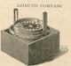 Azimuth Compass Navigational Tool Poster Print showcasing intricate details and design.