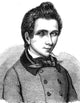 Young Evariste Galois Poster Print showcasing the influential mathematician.