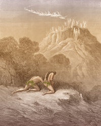 Adam and Eve Poster Print by Science Source showcasing classic biblical art.