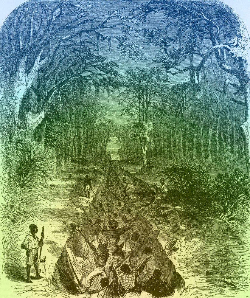 Grant's Canal, 1862 Poster Print showcasing historical military art.