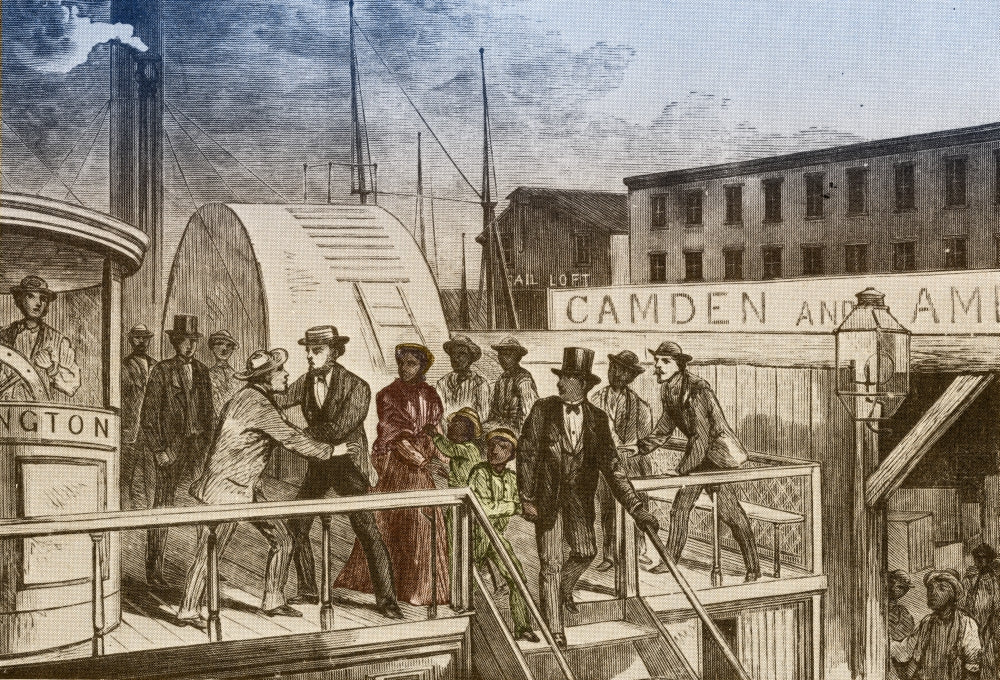 Rescue of Jane Johnson and Her Children, 1855 Poster Print