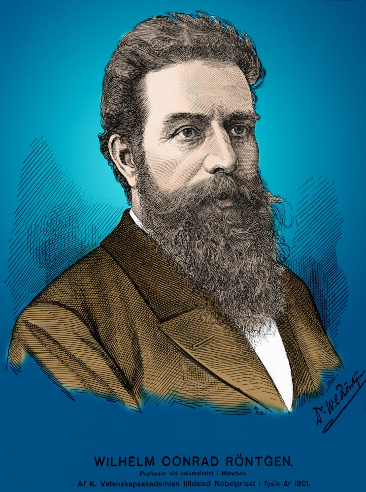 Wilhelm Roentgen German Physicist Poster Print showcasing scientific legacy.
