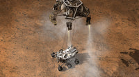 Mars Science Laboratory Reaches Mars Poster Print showcasing the achievement of space exploration.