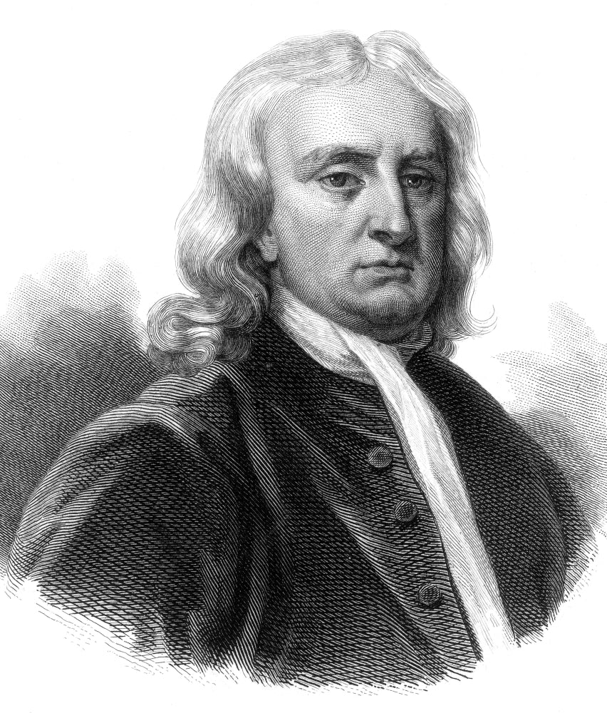 Isaac Newton English Polymath Poster Print showcasing scientific legacy