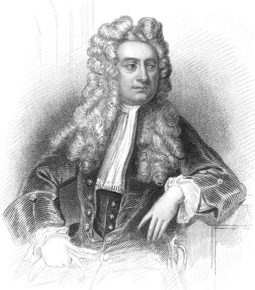 Isaac Newton Poster Print celebrating the English polymath.