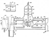 1937 Early Patent for Accelerator Poster Print showcasing innovative design details.
