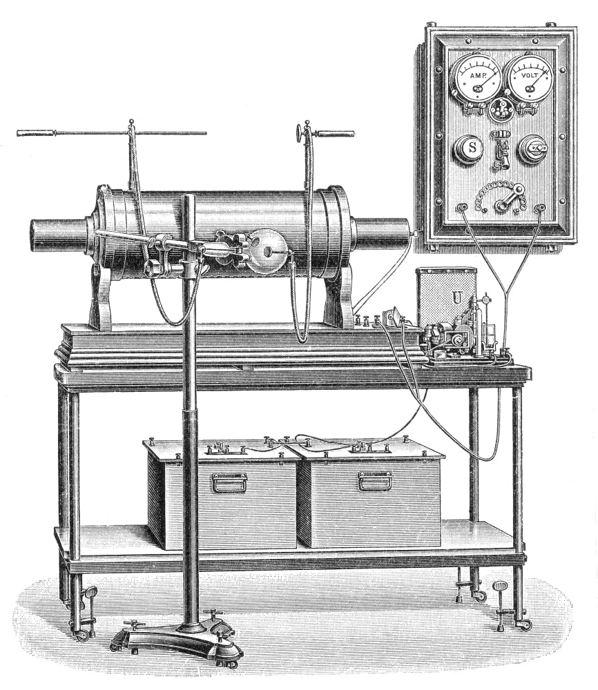 X-Ray Equipment Poster Print showcasing medical imaging technology.