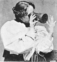 Early Fluoroscope 1896 Poster Print showcasing early medical imaging technology.
