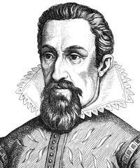 Johannes Kepler Poster Print showcasing the Father of Modern Astronomy.