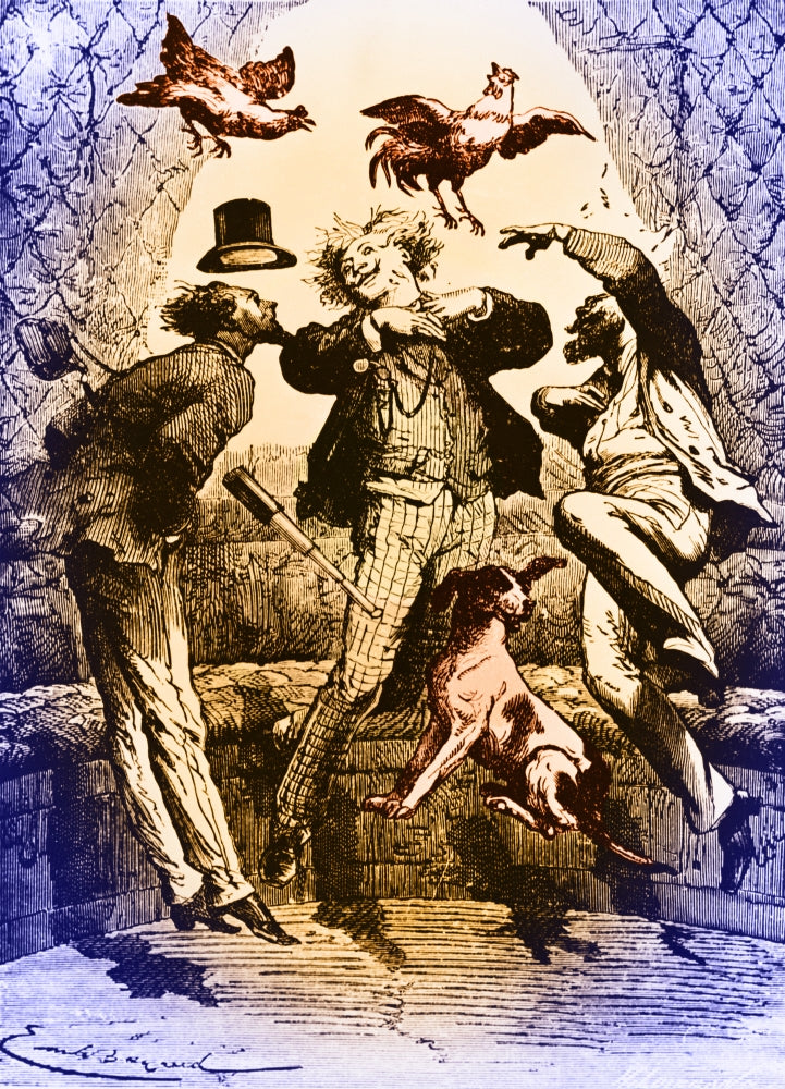 From the Earth to the Moon 1865 Poster Print showcasing vintage adventure theme.