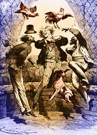 From the Earth to the Moon 1865 Poster Print showcasing vintage adventure theme.