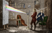 Isaac Newton Polymath Poster Print showcasing the brilliance of science.