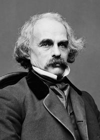 Nathaniel Hawthorne poster print celebrating American literature