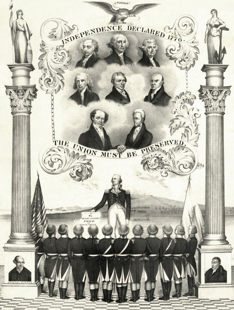 Memorial to the American Revolution 1839 Poster Print by Science Source