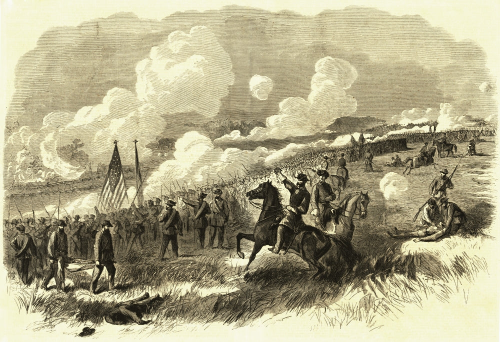 Burnside's Brigade - First Battle at Bull Run 1861 Poster Print