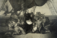 Christopher Columbus First Sight of New World 1492 Poster Print