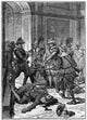 Assassination of Francisco Pizarro (1541) Poster Print - Historical Artwork