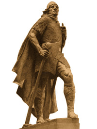 Leif Ericson Norse Explorer Poster Print showcasing adventure and exploration.
