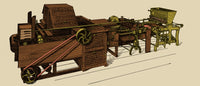 Starch-Buck Candy Making Machine Poster Print showcasing vintage candy making.