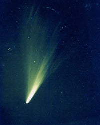 Comet West 1976 Poster Print showcasing a beautiful celestial phenomenon.