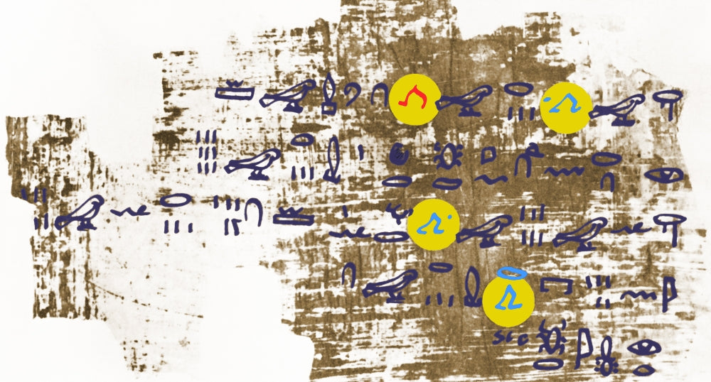 Ancient Calculation Poster Print showcasing intricate mathematical designs.