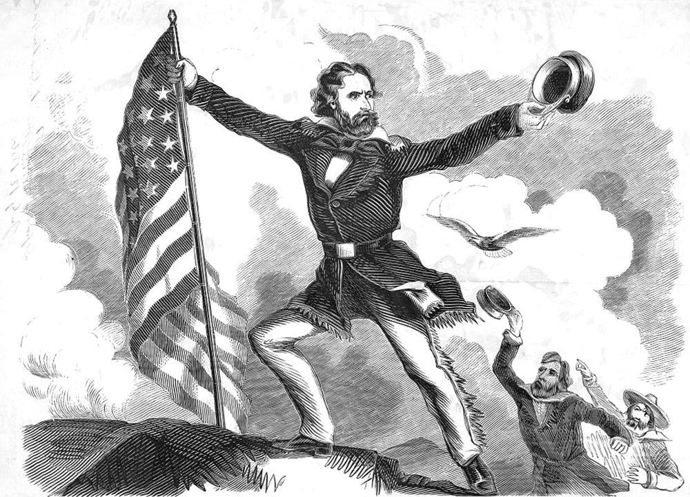 John Charles Frémont American Military Officer and Explorer Poster Print