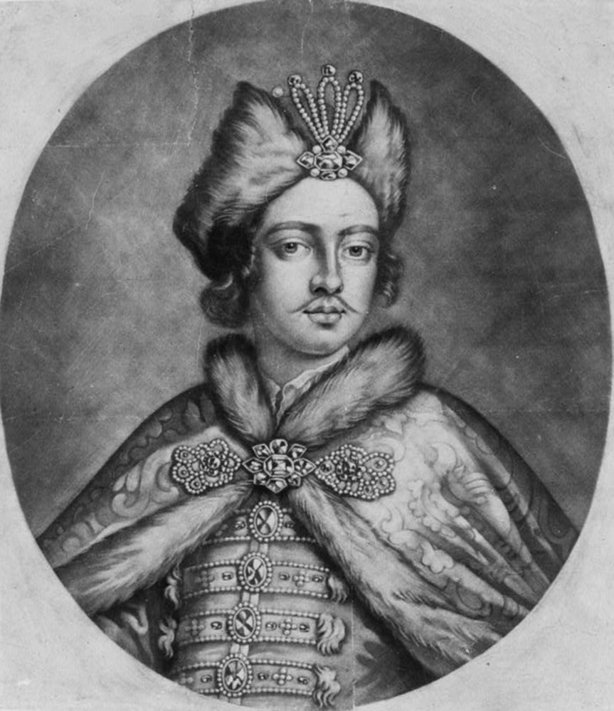 Peter the Great Poster Print showcasing the Emperor of Russia, available in multiple sizes.
