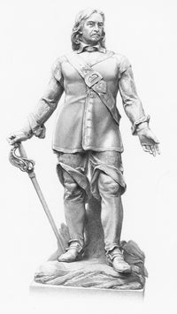 Oliver Cromwell Poster Print - Historical English Leader