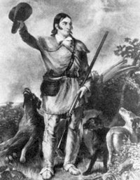 Davy Crockett American Folk Hero Poster Print by Science Source