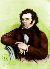 Franz Peter Schubert Poster Print showcasing the Austrian composer