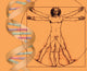 Vitruvian Man with DNA Poster Print by Spencer Sutton