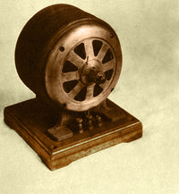 Tesla Induction Motor Poster Print showcasing engineering details