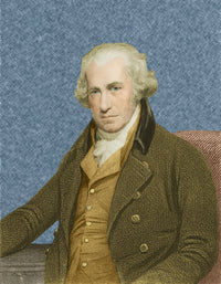 James Watt Poster Print showcasing the celebrated scientist and innovator.