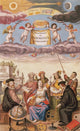 Harmonia Macrocosmica Frontispiece Poster Print from 1660.