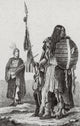 Assiniboine Indians Poster Print showcasing Native American culture