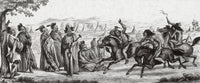 Sioux Horse Racing Poster Print showcasing powerful racing horses.