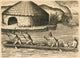 Native Americans Transporting Crops 16th Century Poster Print