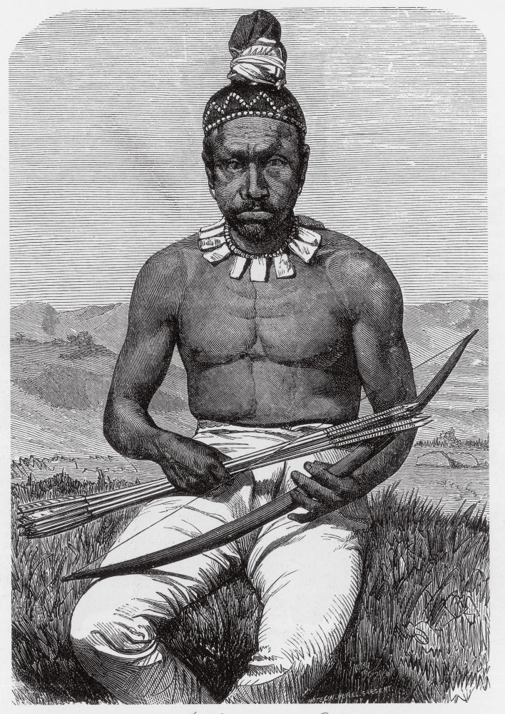 Native American Man from California, 1880 Poster Print