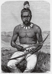 Native American Man from California, 1880 Poster Print