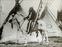 Iron Tail Sioux Chief Early 1900s Poster Print