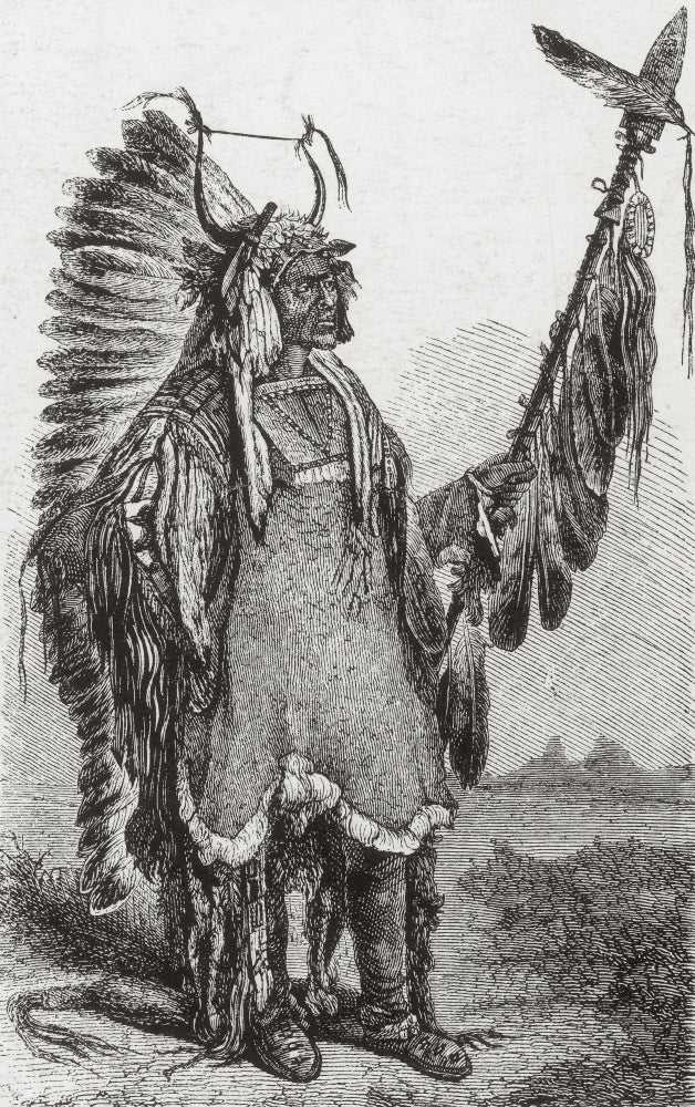 Mato-tope Mandan Chief Poster Print by Science Source