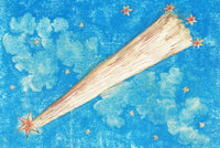 Comet Poster Print showcasing the beauty of a comet in space.