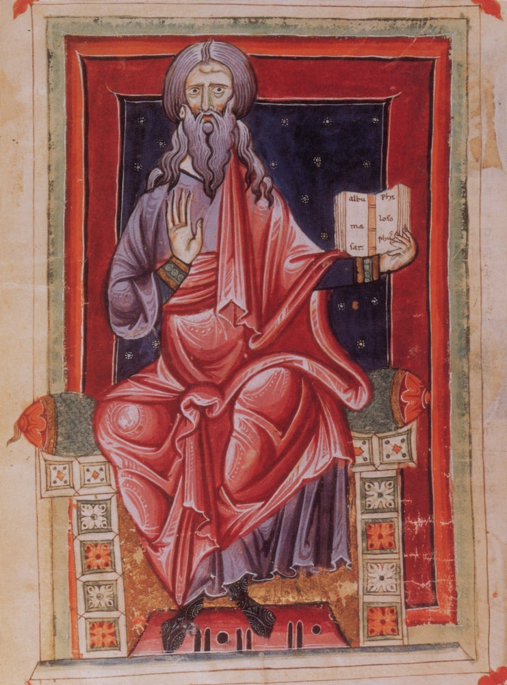 Abu Mashar Poster Print featuring celestial designs and astronomy themes.