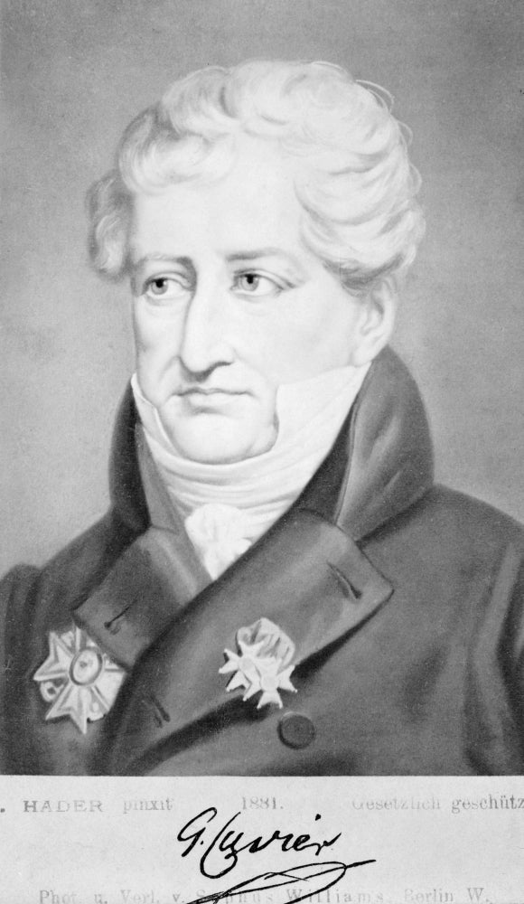 Georges Cuvier Naturalist Poster Print showcasing natural sciences.