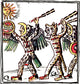 Aztec Warriors Codex Florentine 16th Century Poster Print
